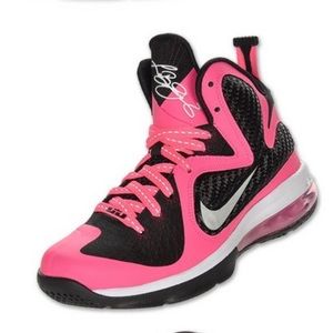 LeBron James Hot Pink Nike Basketball Sneakers